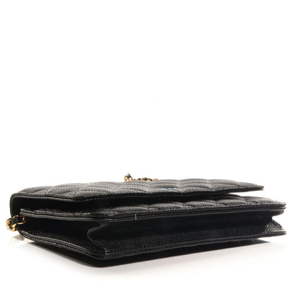 Chanel Caviar Wallet on Chain WOC Black 4 of 9