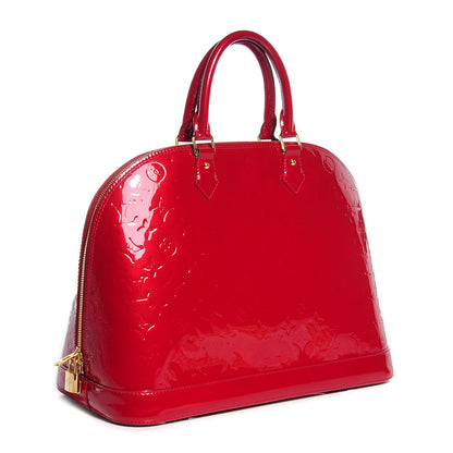 Louis Vuitton Vernis Alma GM Pomme D'Amour 3 of 8