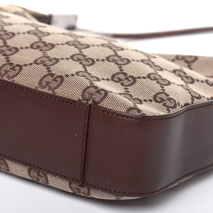Gucci Monogram GG Small Clasp Hobo Brown 9 of 15