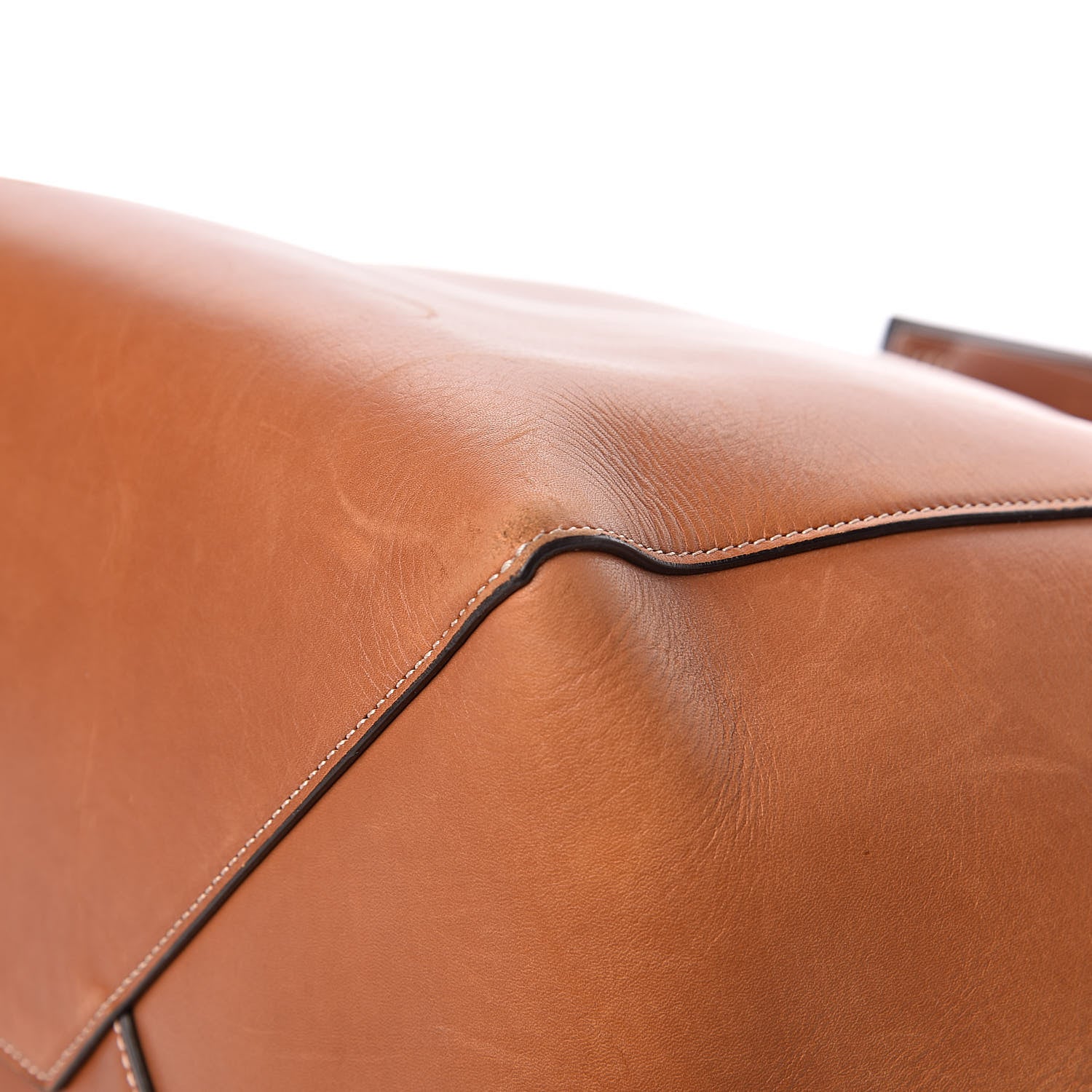 Celine Smooth Calfskin Medium Belt Cabas Phantom Brown 10 of 14