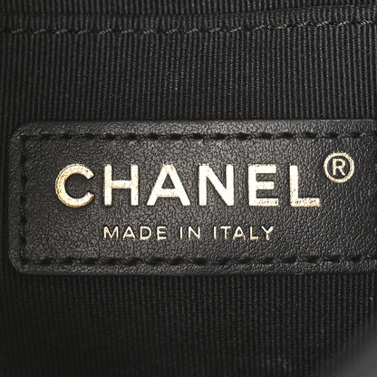 Chanel Lambskin Quilted Mini Lacquered Chain Flap Black 6 of 9