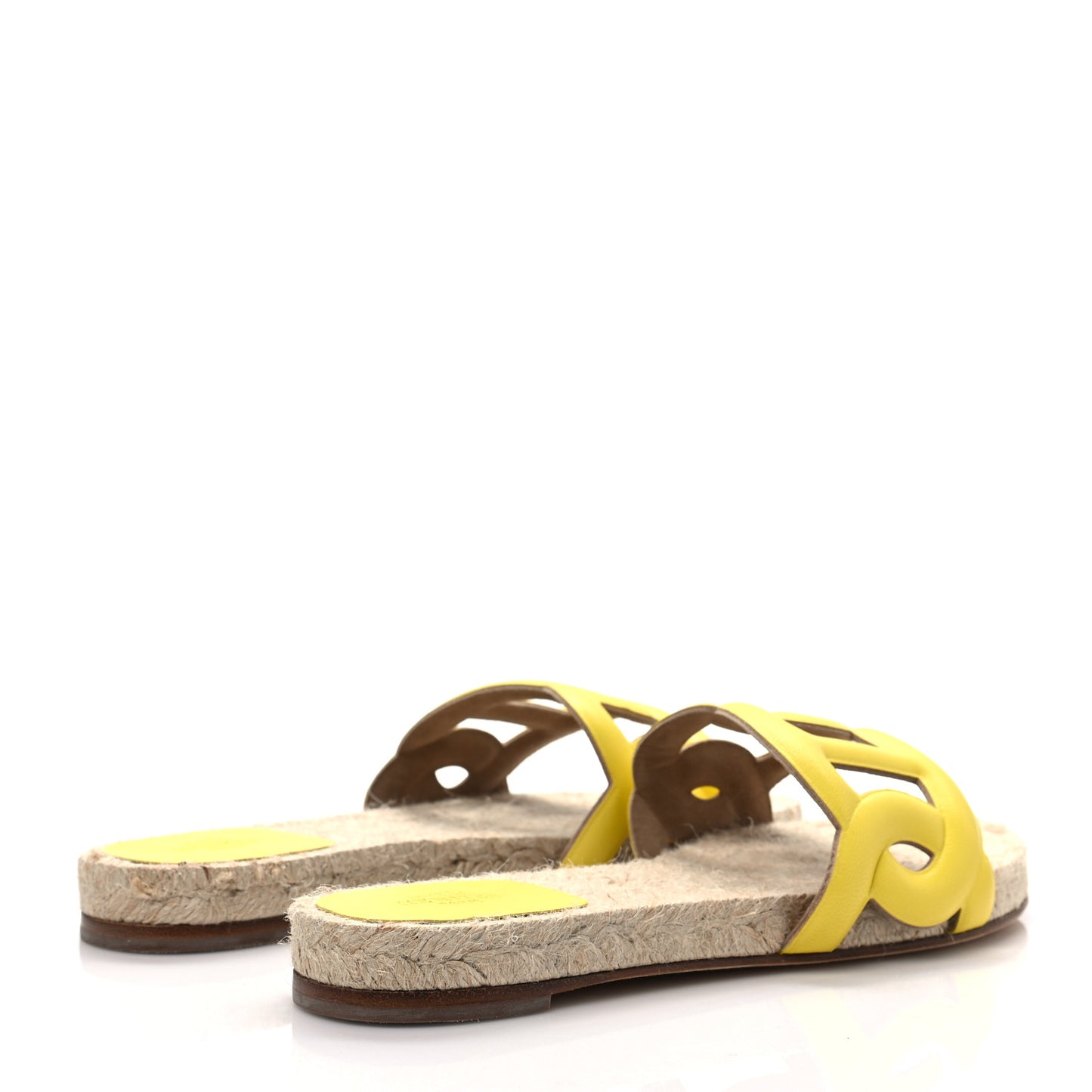 Nappa Famosa Espadrille Sandals 38 Jaune Curcuma
