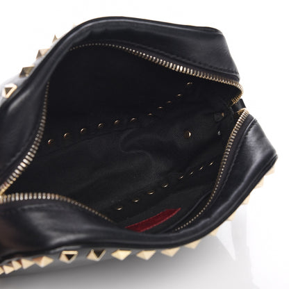 Valentino Garavani Calfskin Rockstud Camera Crossbody Bag Black 5 of 7