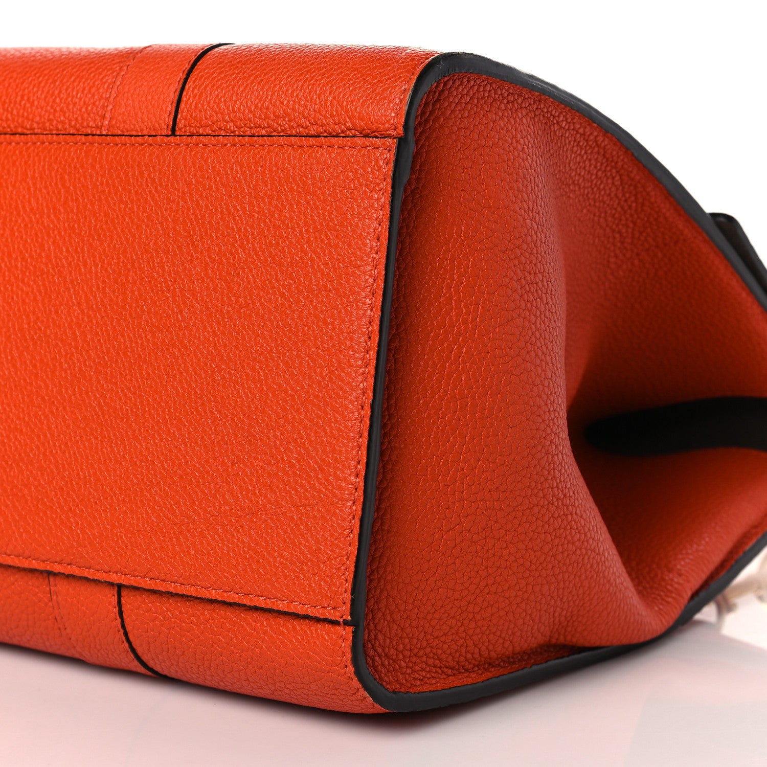 Mulberry Classic Grain Small New Bayswater Orange 8 of 9