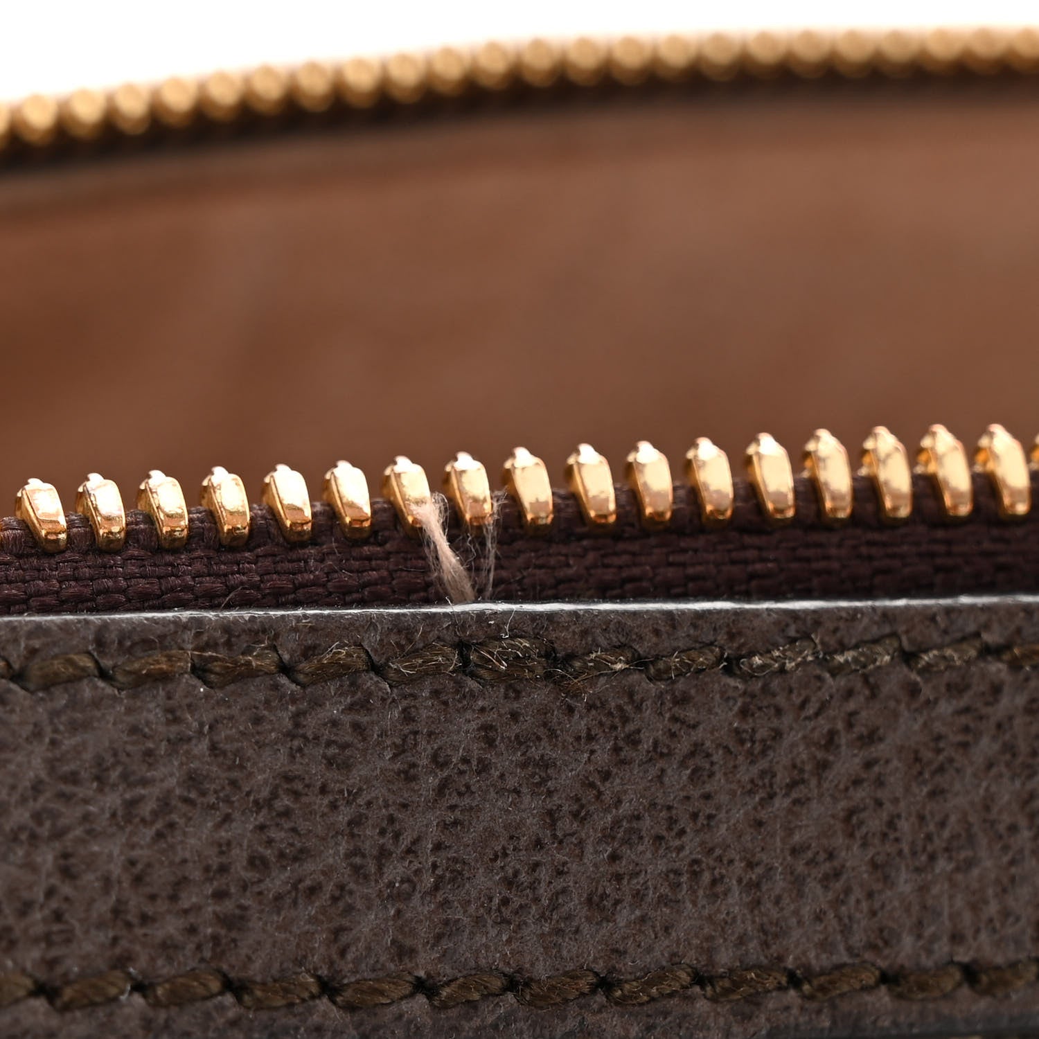 Gucci GG Supreme Monogram Textured Dollar Calfskin Web Medium Ophidia Boston Beige Ebony New Acero 12 of 12