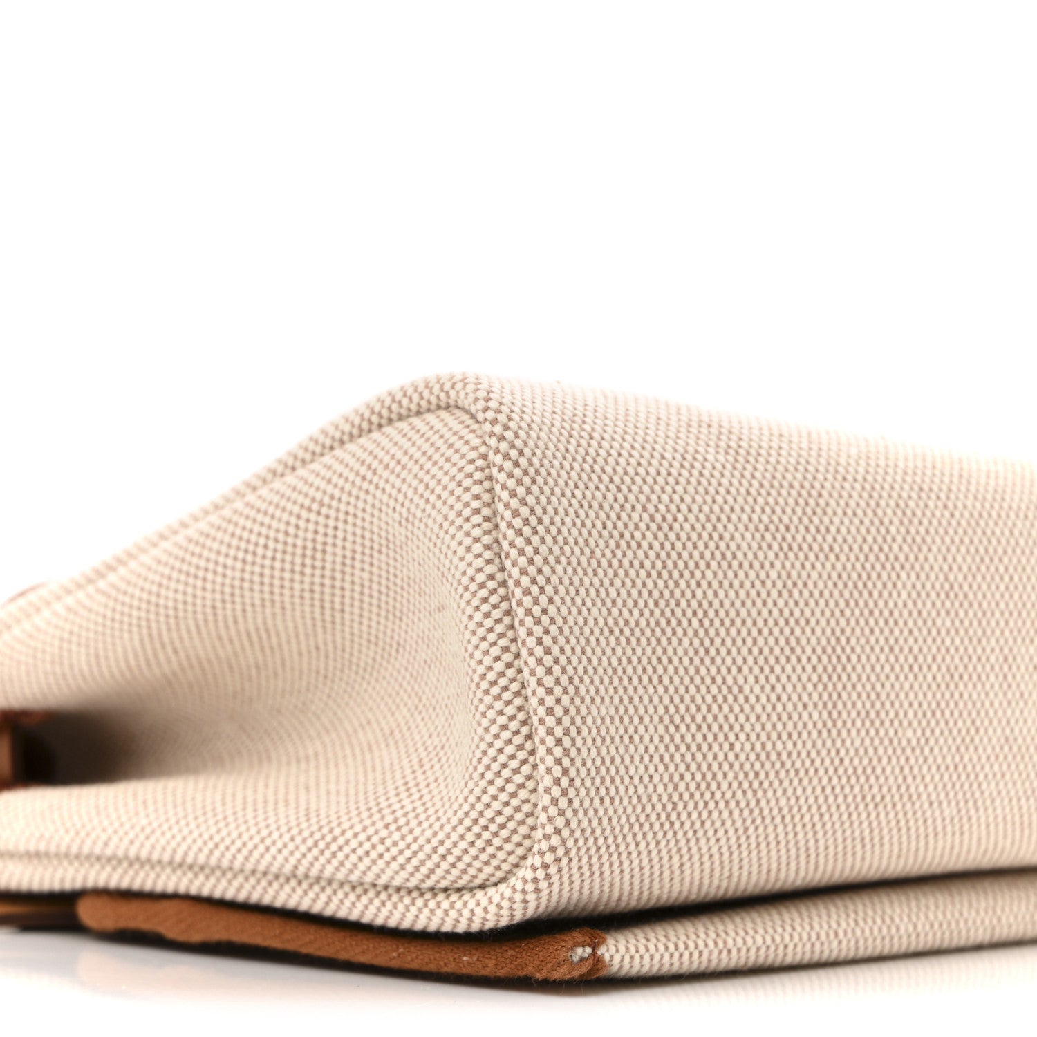 Hermes Military Toile Vache Hunter Herbag Zip Retourne 20 Ecru Beige Fauve 9 of 11