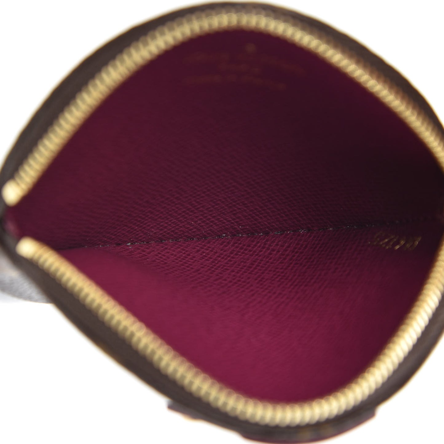Monogram Totem Round Coin Purse Magenta