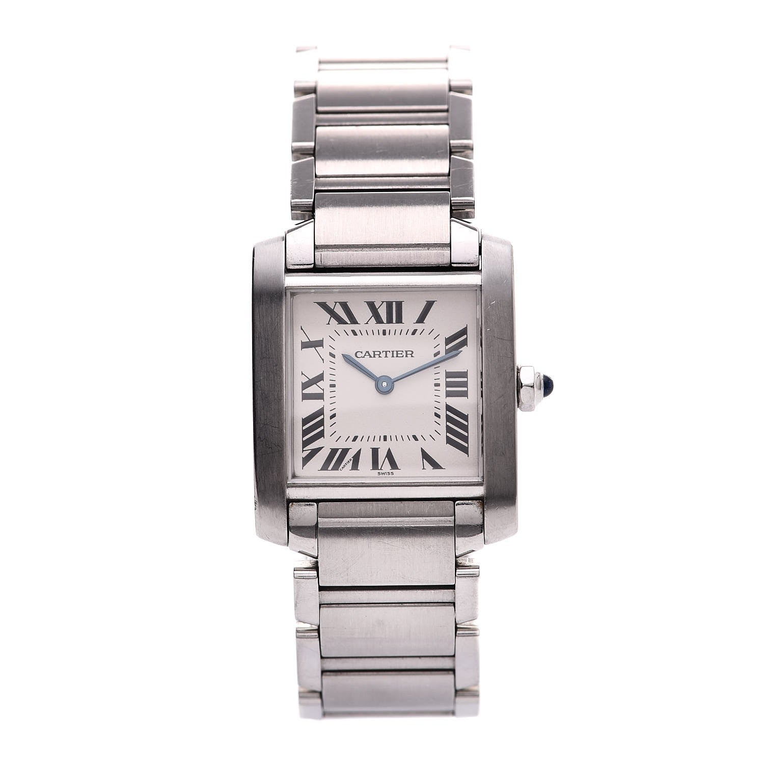 Cartier Stainless Steel 25mm Tank Francaise Quartz Watch 1 of 5