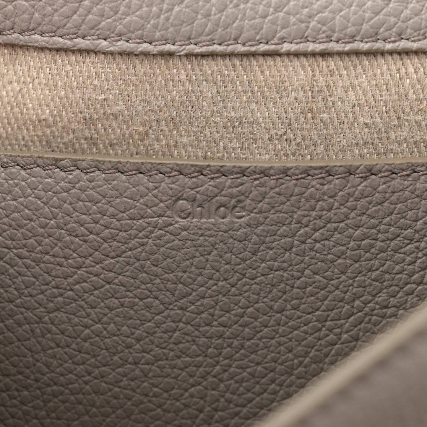 Grained Calfskin Medium Marcie Saddle Bag Cashmere Grey