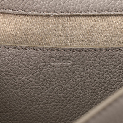 Chloe Grained Calfskin Medium Marcie Saddle Bag Cashmere Grey 6 of 13