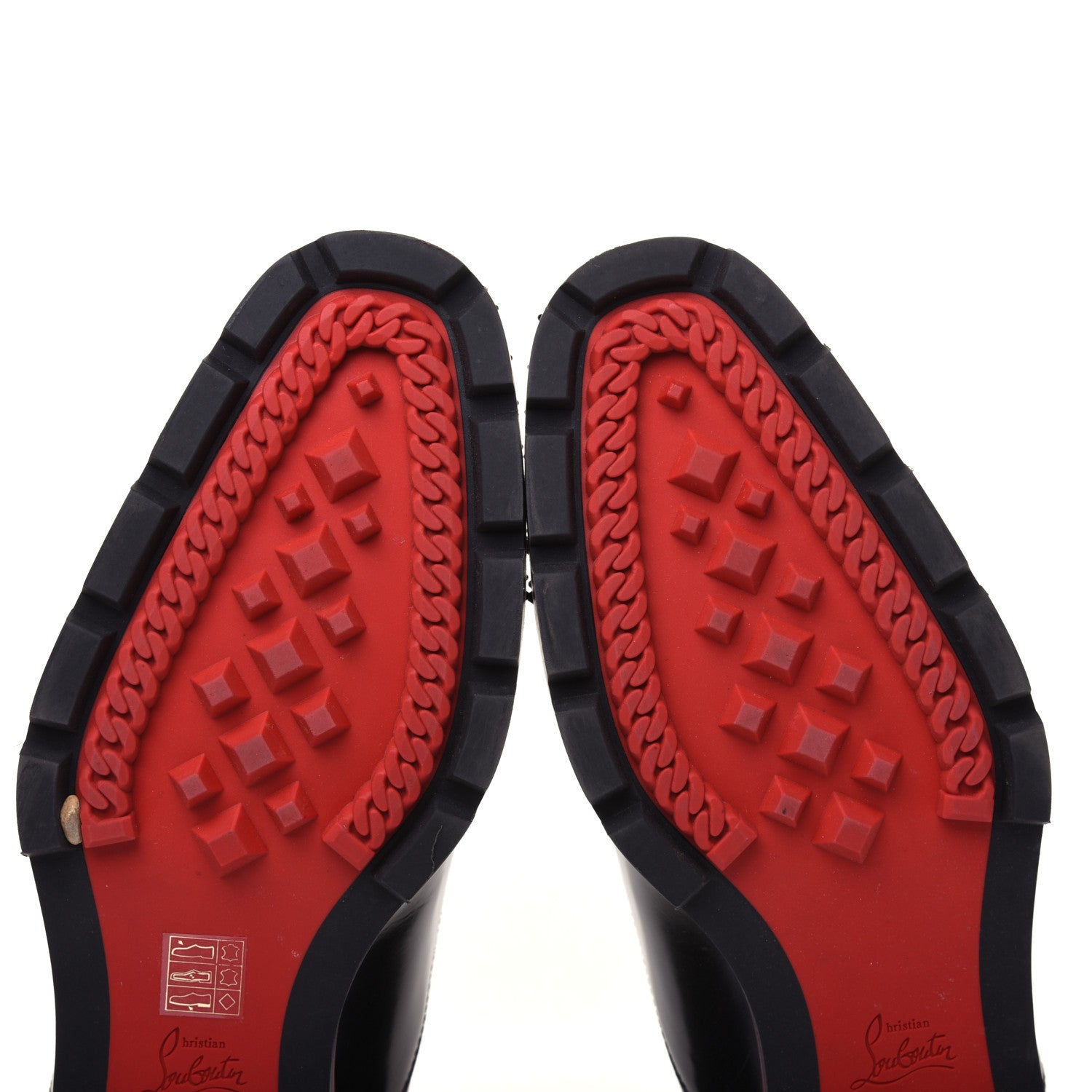 Christian Louboutin Calfskin Abrasivato Mens Alpha Pointe Spikes Flat Sneakers 43.5 Black 10 of 10