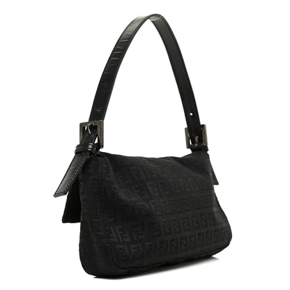 Fendi Zucchino Baguette Black 3 of 14