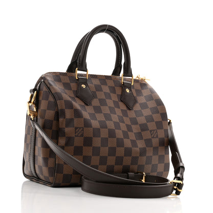Louis Vuitton Damier Ebene Speedy Bandouliere 25 3 of 12