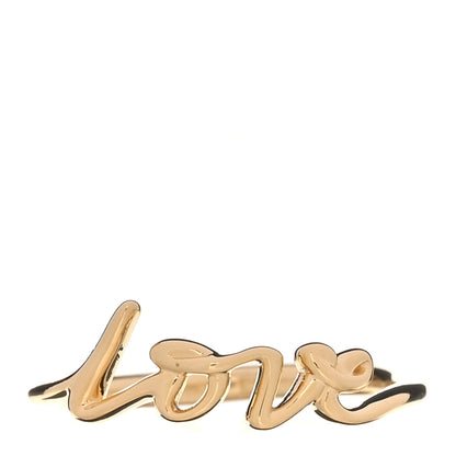 Tiffany 18K Yellow Gold Mini Paloma's Graffiti Love Ring 52 6 1 of 6