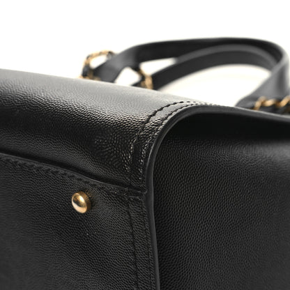 Chanel Caviar Small Studded Deauville Tote Black 12 of 13