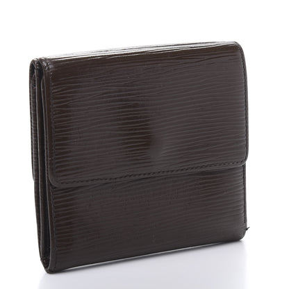Louis Vuitton Epi Elise Wallet Moka 3 of 10