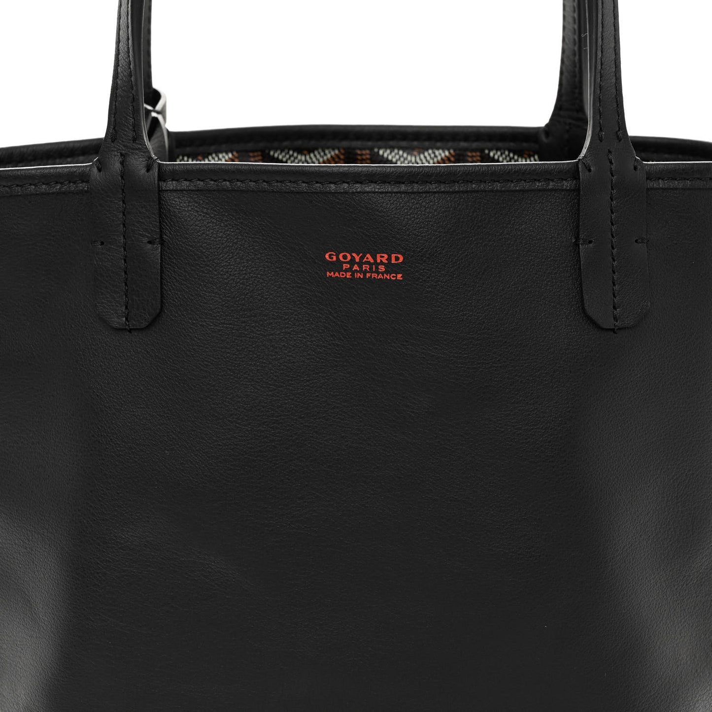 Goyardine Reversible Mini Anjou Black