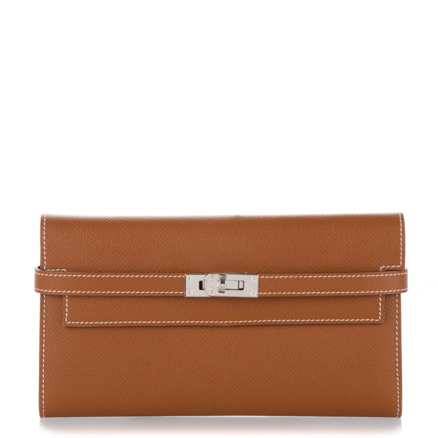 Hermes Epsom Kelly Longue Wallet Gold 1 of 15