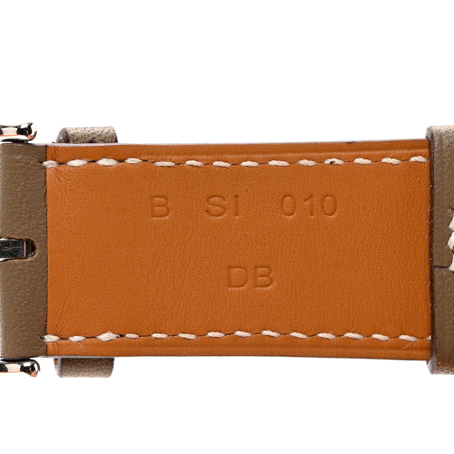 Hermes Swift 45mm Apple Watch Single Tour Band Etoupe 3 of 5