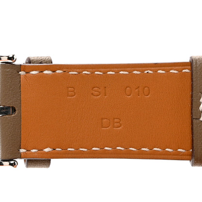 Hermes Swift 45mm Apple Watch Single Tour Band Etoupe 3 of 5