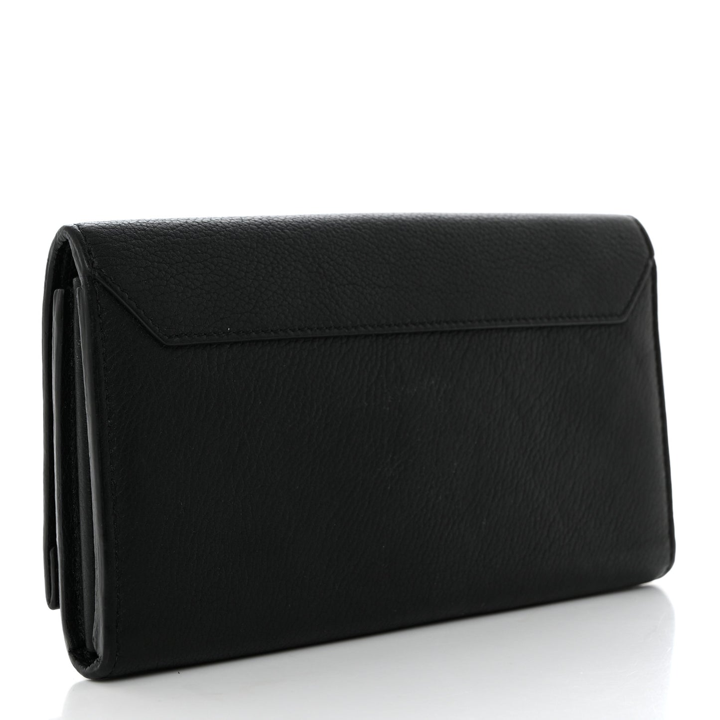 Calfskin Lockme II Wallet Black