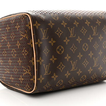 Louis Vuitton Monogram Perforated Speedy 30 Fuchsia 8 of 10