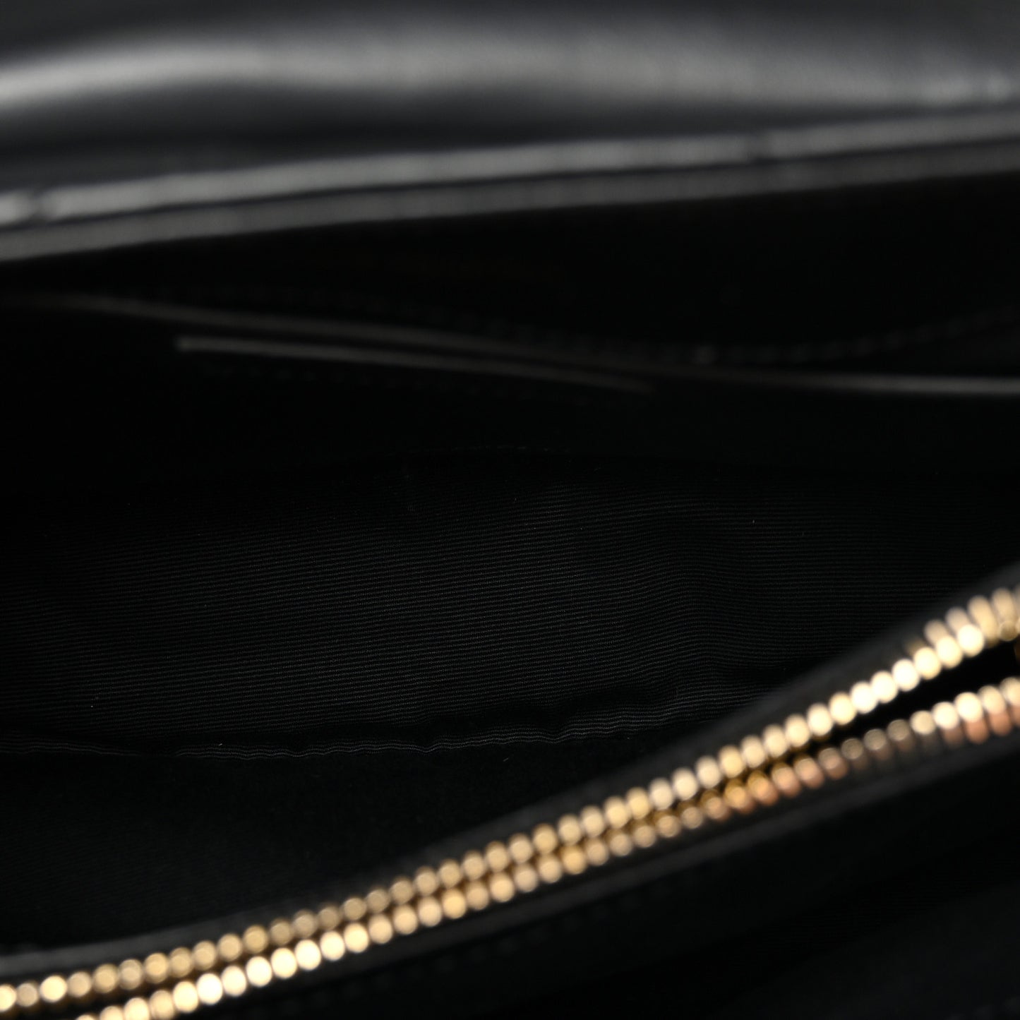 Calfskin Y Quilted Monogram Small Loulou Chain Satchel Black