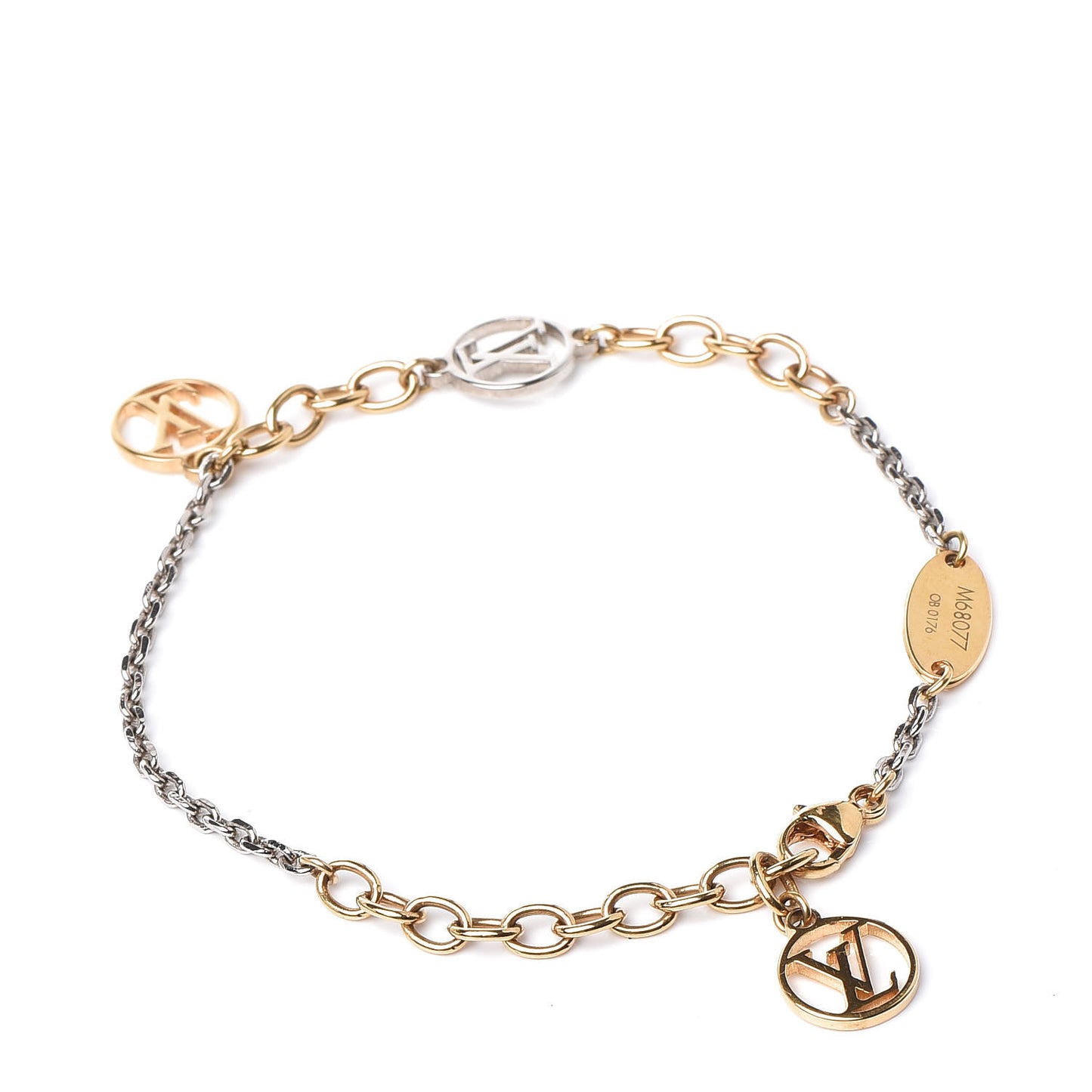 Logomania Bracelet Silver Gold