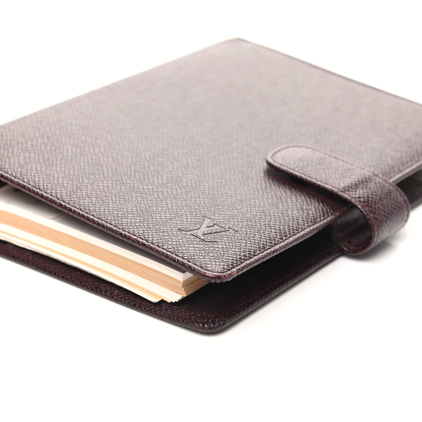 Taiga Medium Ring Agenda Cover Acajou