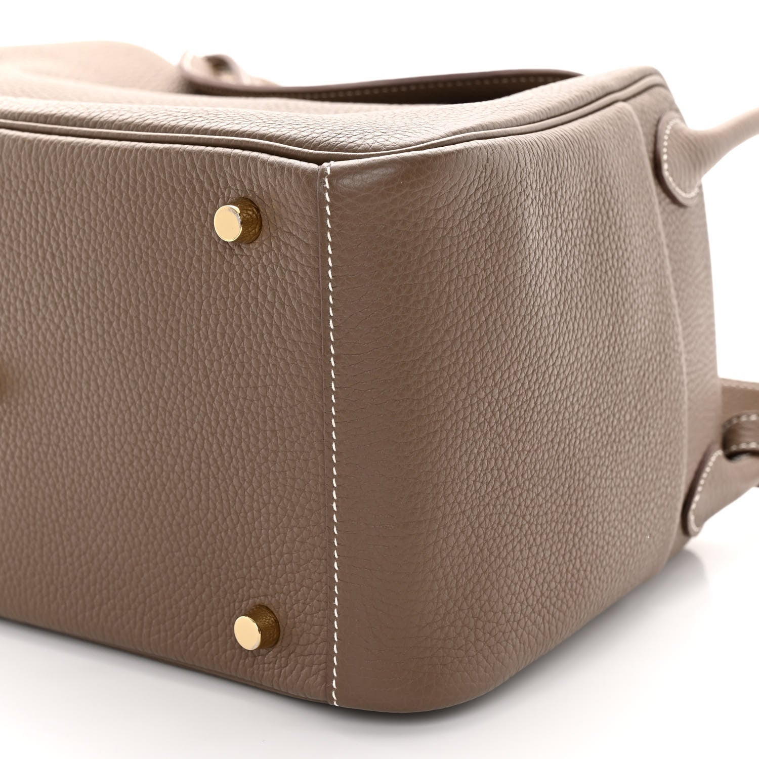 Hermes Taurillon Clemence Lindy 30 Etoupe 9 of 10