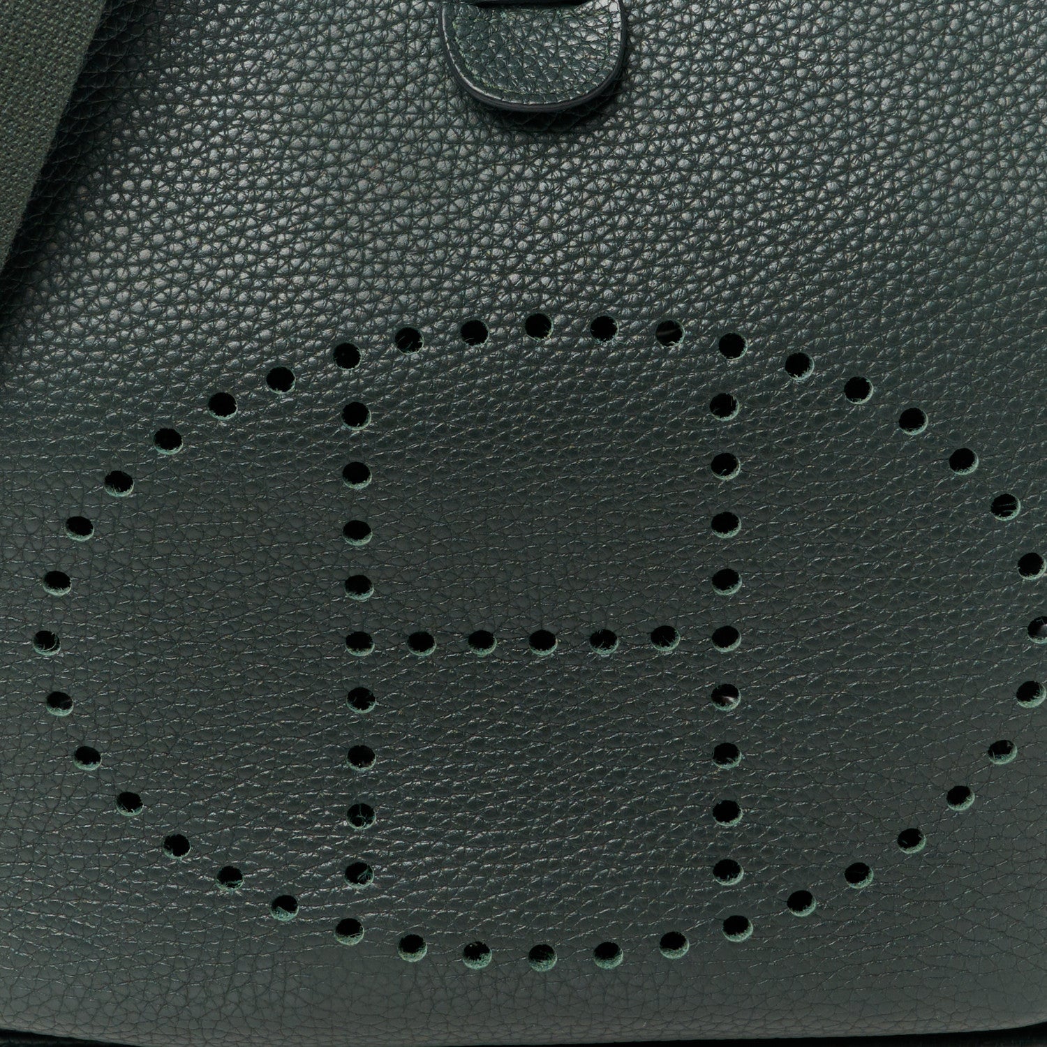 Hermes Taurillon Clemence Evelyne III PM Vert De Gris 8 of 10