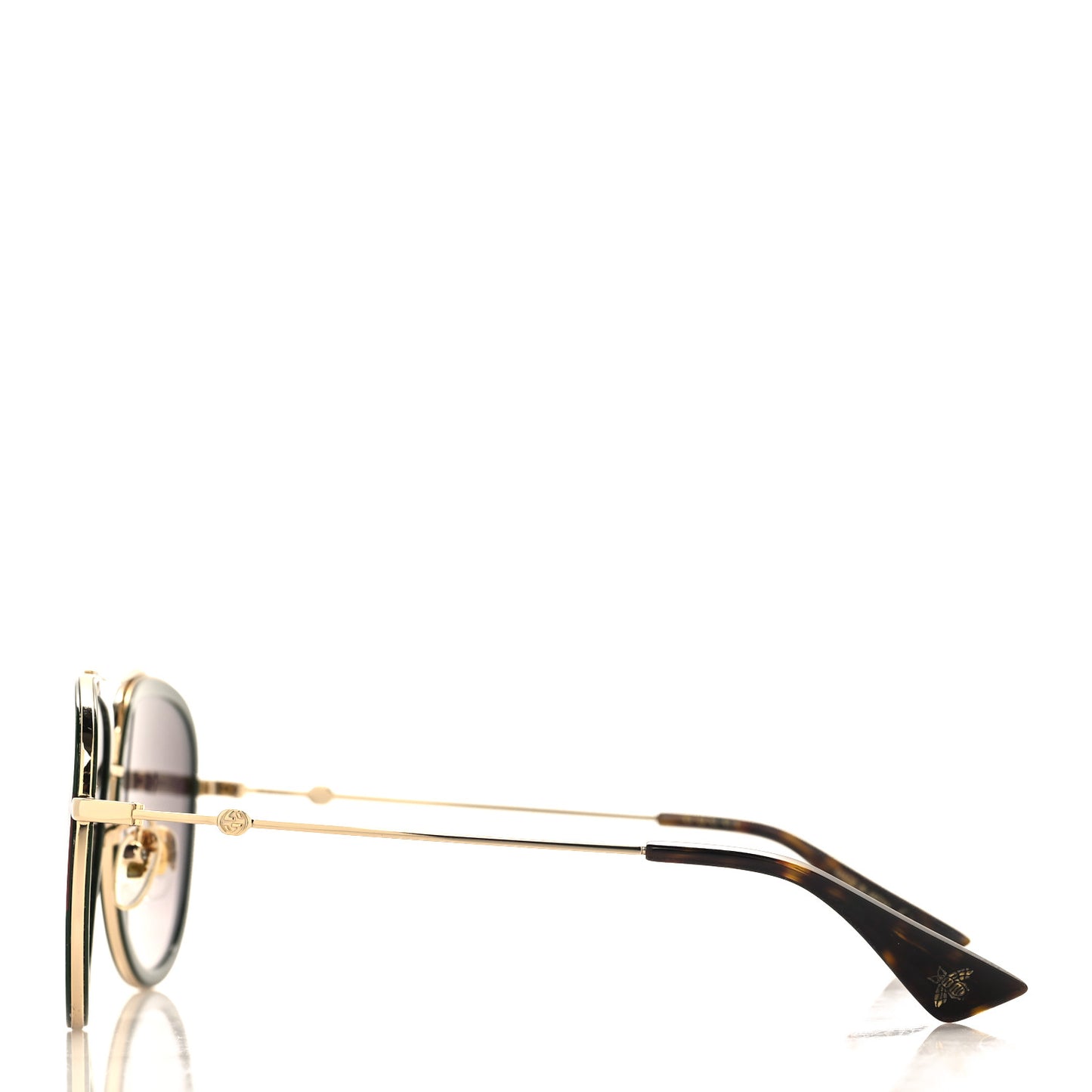 Web Aviator Sunglasses GG0062S Green Red
