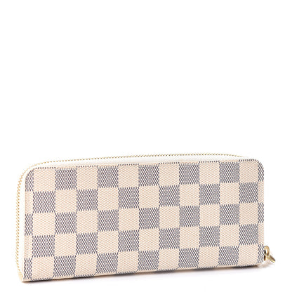 Louis Vuitton Damier Azur Clemence Wallet 2 of 9