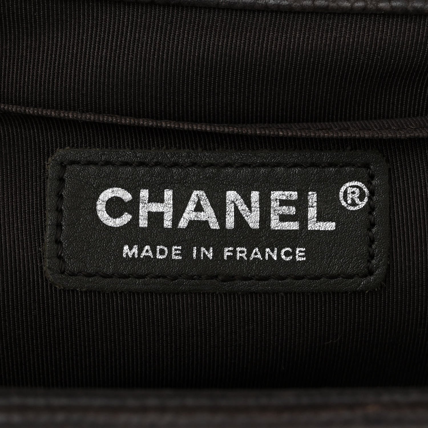 Chanel Iridescent Caviar Quilted Medium Boy Flap Dark Grey 6 of 12