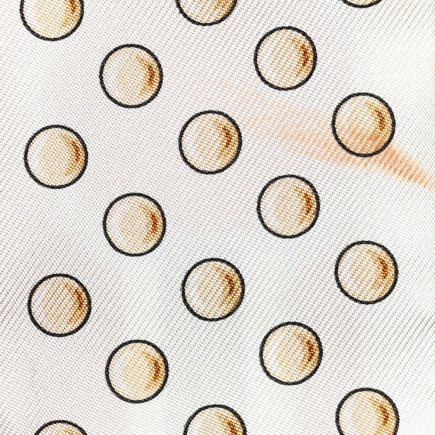 Hermes Silk Grand Tralala Twilly Creme Roux Corail 4 of 5