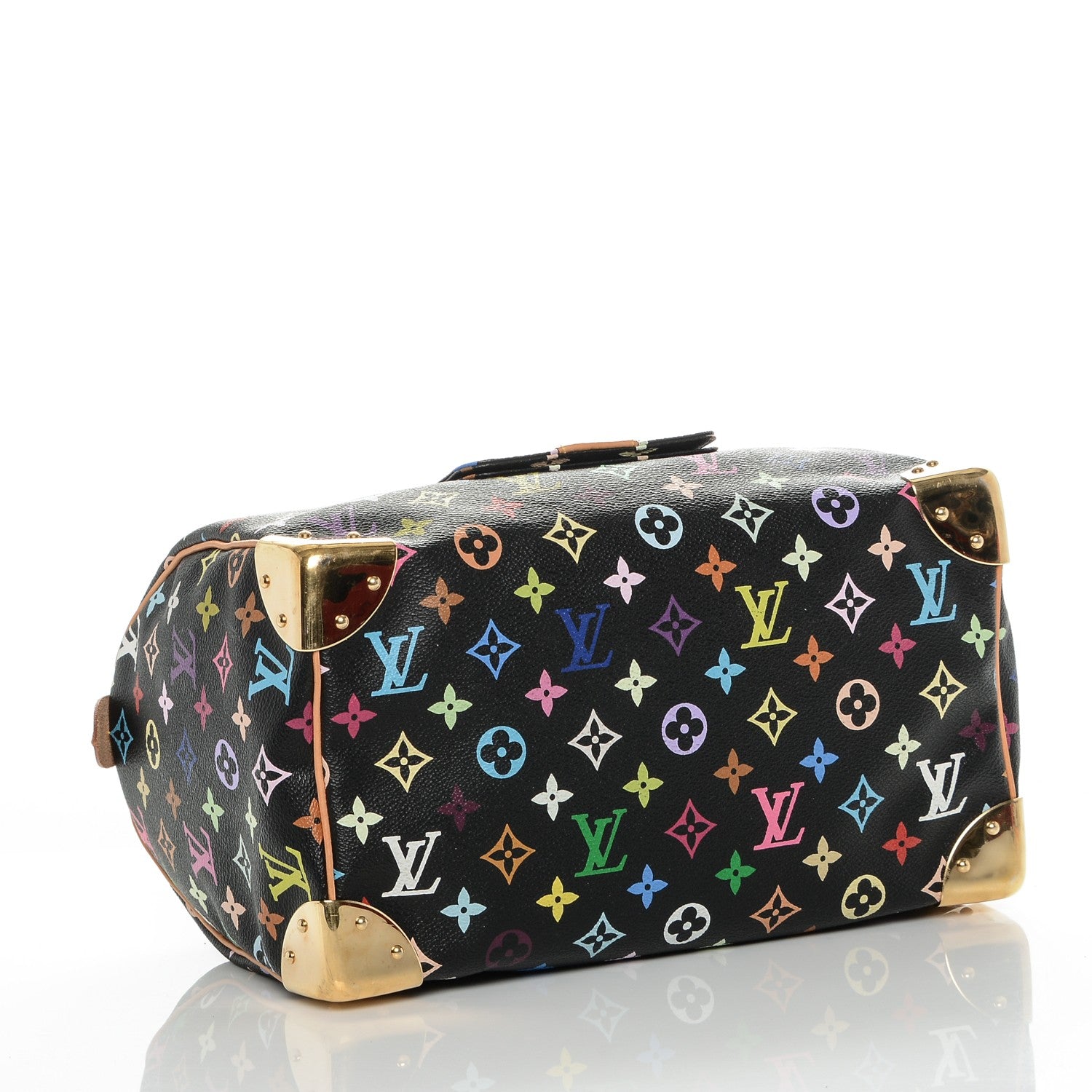 Louis Vuitton Monogram Multicolor Speedy 30 Black 4 of 7