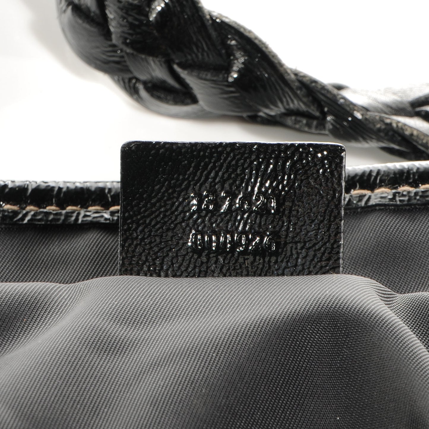 Patent Leather Medium Pelham Shoulder Bag Black