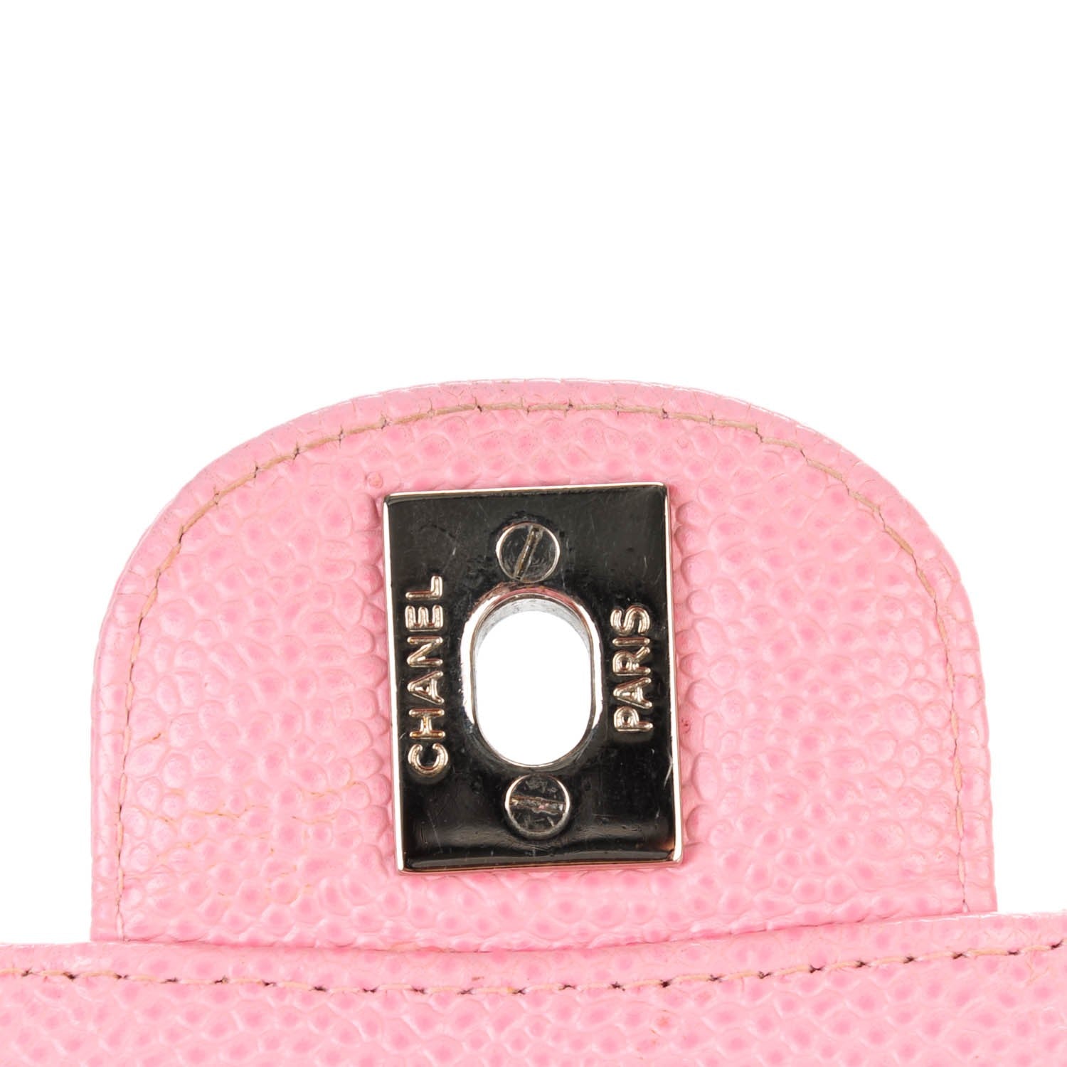 Chanel Caviar Quilted Medium Double Flap Pink 5 of 10