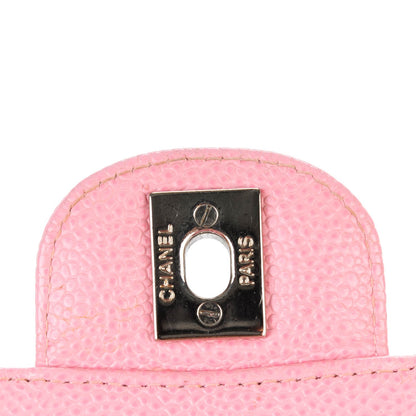 Chanel Caviar Quilted Medium Double Flap Pink 5 of 10