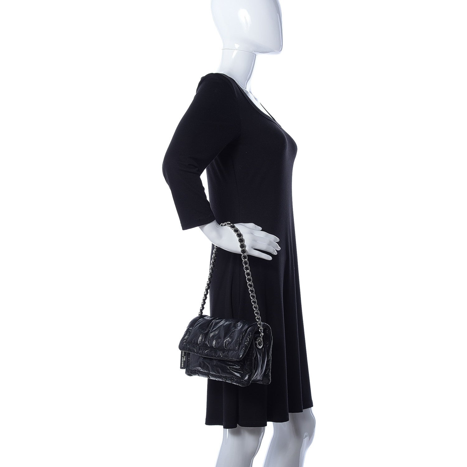 Marc Jacobs Lambskin The Pillow Bag Black 3 of 10