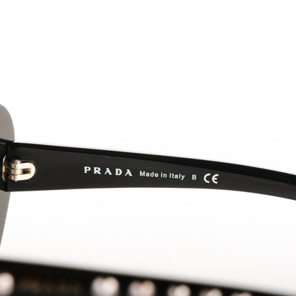 Prada Studded Ornate Cat Eye Sunglasses SPR 31Q Black 3 of 4
