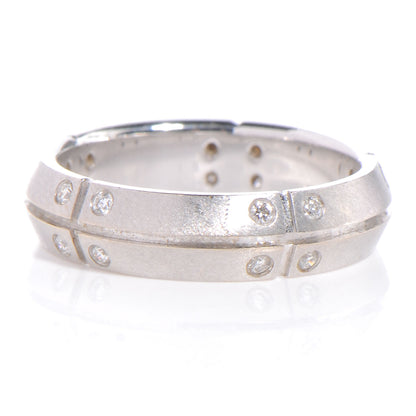 Tiffany 18k White Gold Diamond Streamerica Ring Size 6.5 5 of 5