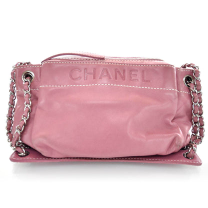 Chanel Lambskin Lax Accordion Hobo Pink 1 of 9