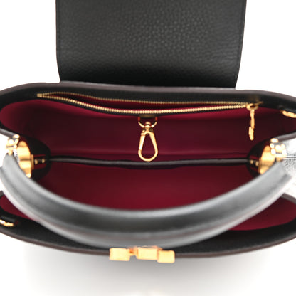 Louis Vuitton Taurillon Capucines PM Black 5 of 7
