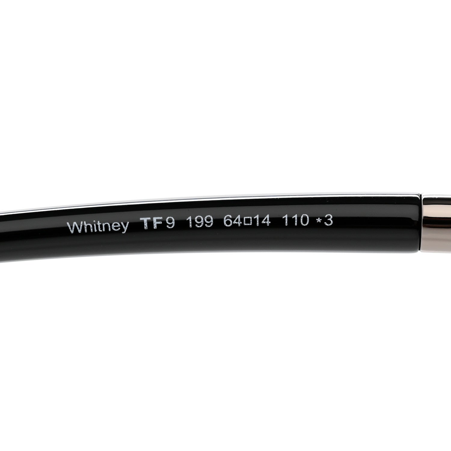 Tom Ford Acetate Whitney Crossover Sunglasses TF9 Black 5 of 8