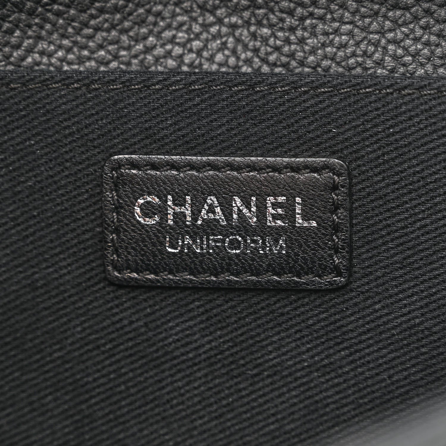 Chanel Grained Calfskin Quilted 2.55 Reissue Flap Belt Bag Clutch Black 6 of 12