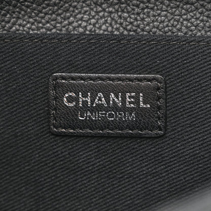 Chanel Grained Calfskin Quilted 2.55 Reissue Flap Belt Bag Clutch Black 6 of 12