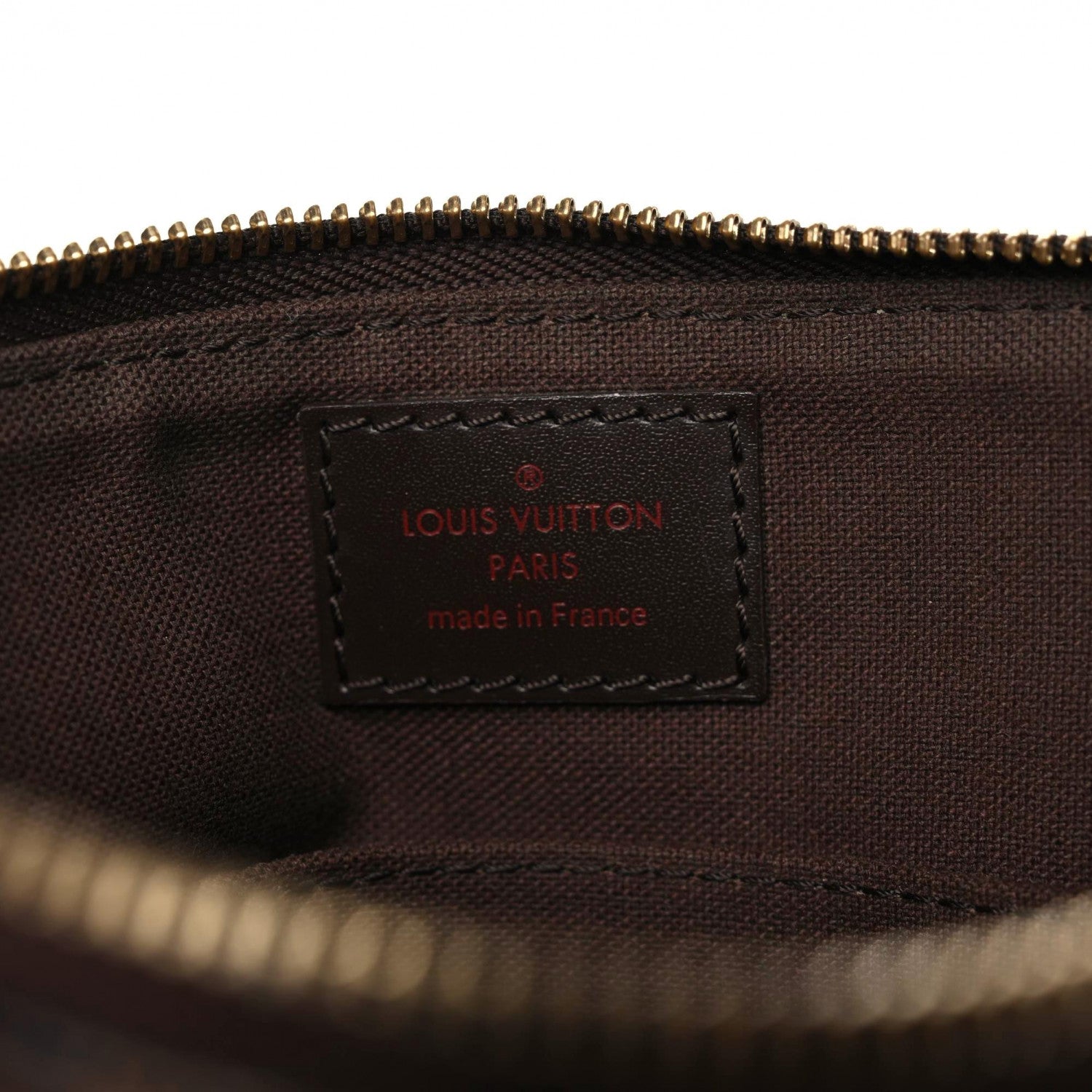 Louis Vuitton Damier Ebene Brooklyn Flat Pochette 6 of 10