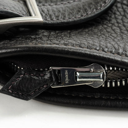 Hermes Taurillon Clemence Massai PM Chocolate 9 of 10