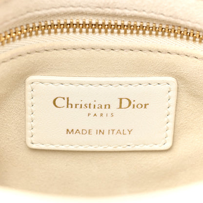 Christian Dior Lambskin Cannage DiorAmour Mini Lady Dior White 6 of 15